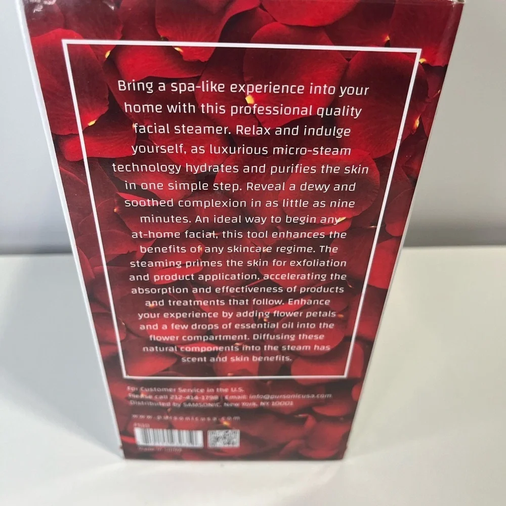 Facial Steamer - Red and white